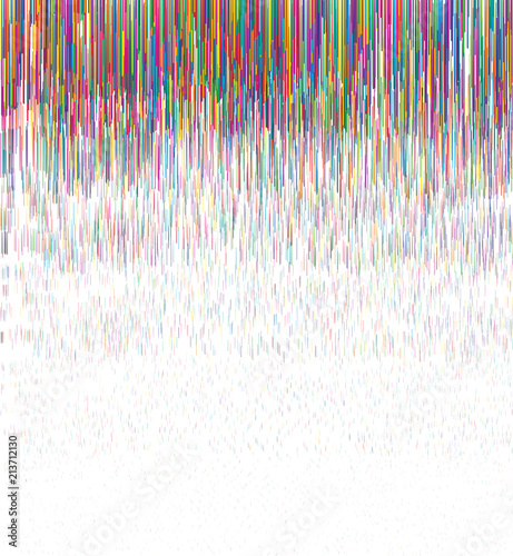 Colorful dashed lines, color line rain, abstract background.