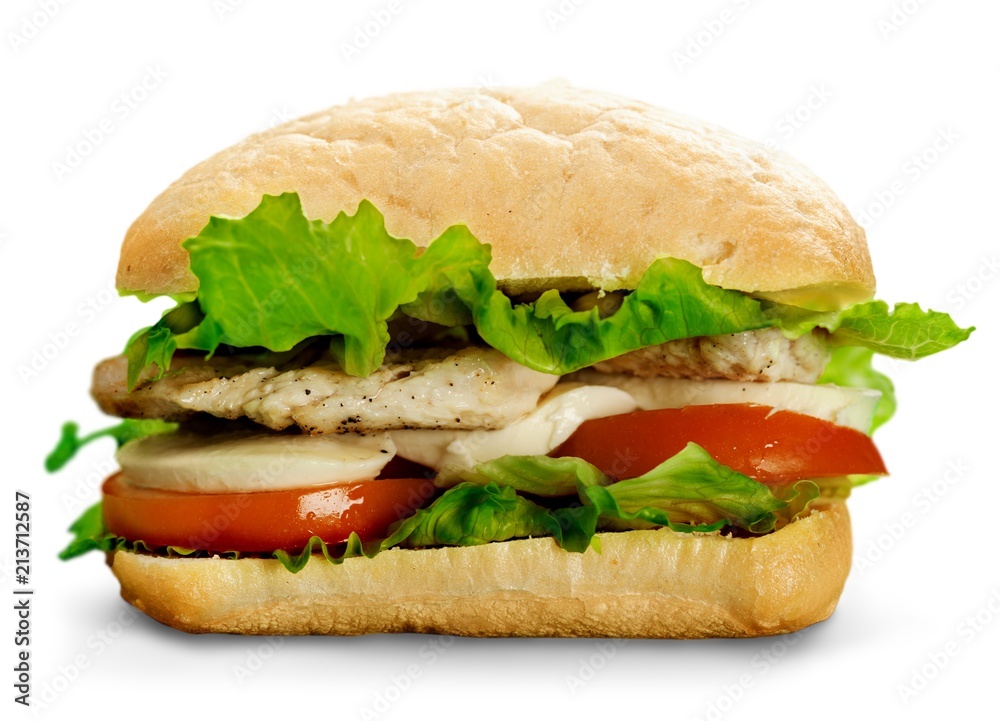 Sliced ham sandwich Sliced ham sandwich