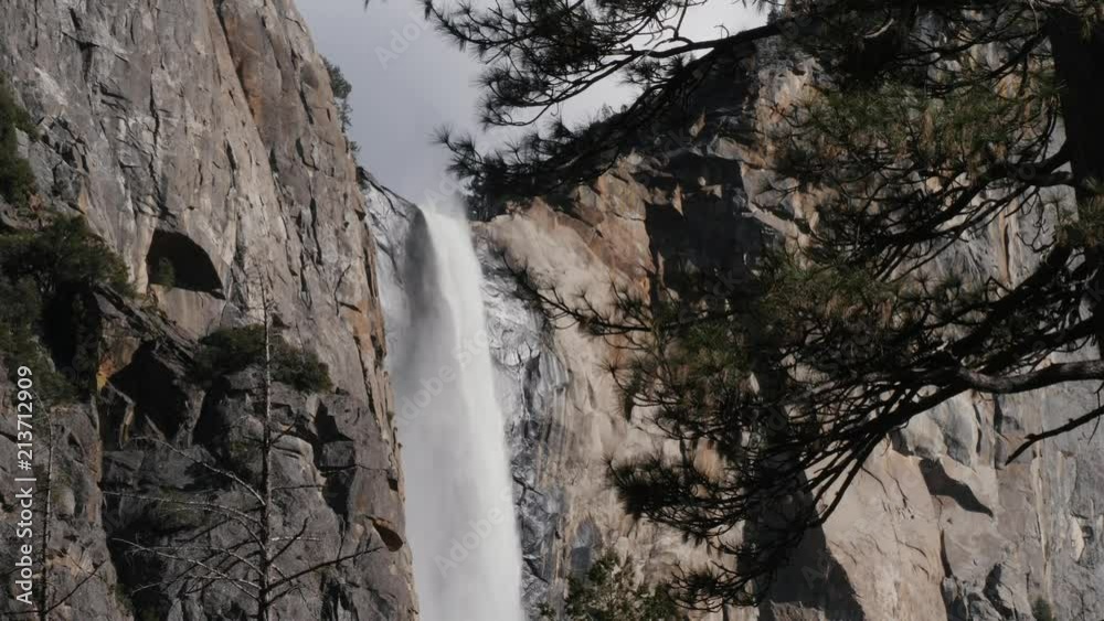 Waterfall In Yosemite Waterfall In Yosemite