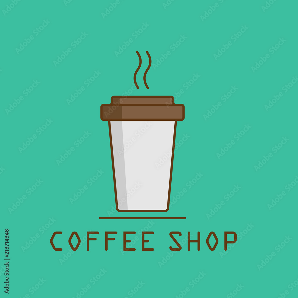 Coffee shp logo illustrations Coffee shp logo illustrations
