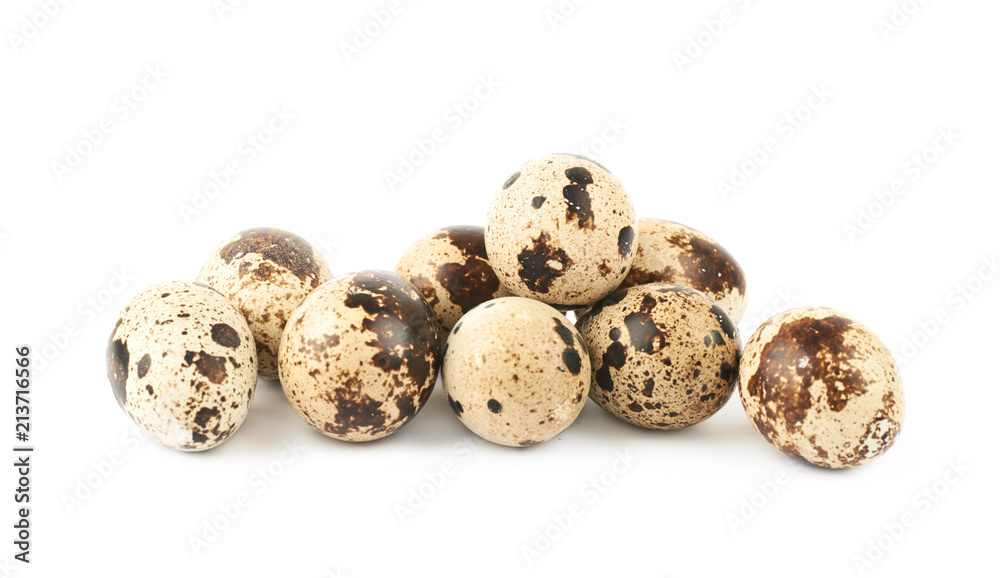 Quail egg composition isolated Quail egg composition isolated