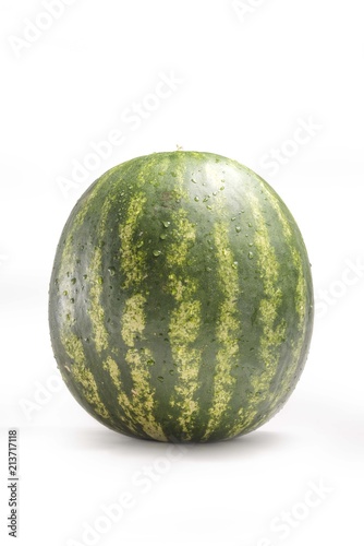 watermelon fruit isolated on white studio background.