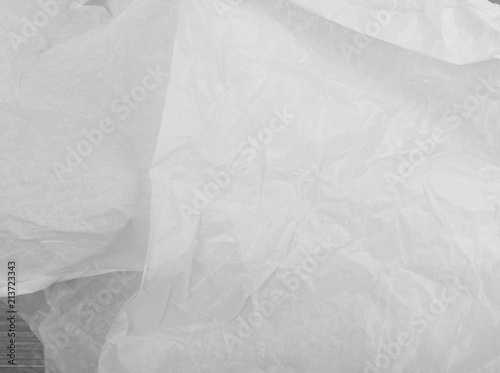 Crumpled Craft Paper Background Top View