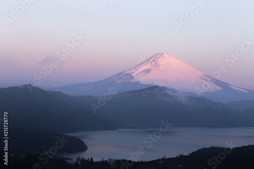 Mountain Fuji winter in morning © pigprox