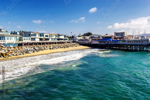 Beautiful Pacific ocean coastline at Redondo beach, California