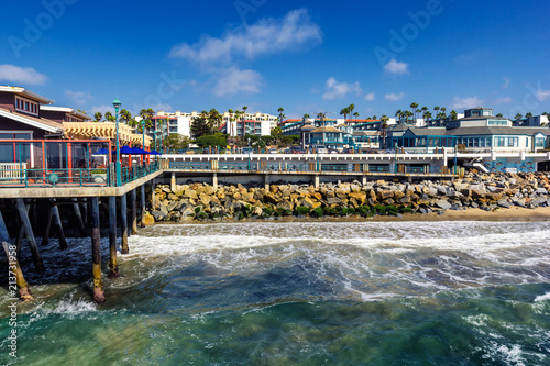 Beautiful Pacific ocean coastline at Redondo beach, California