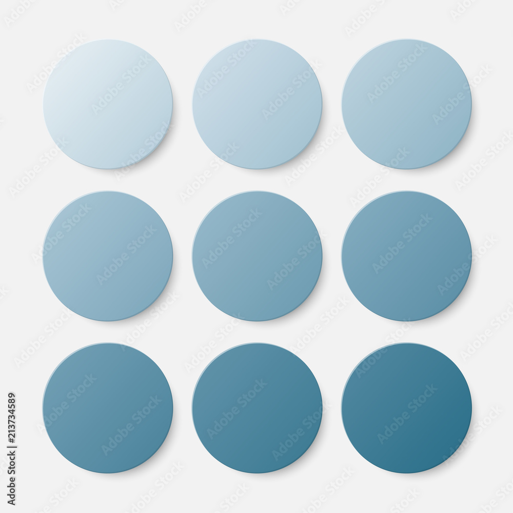 Nine Blue Circles Button. Circle Banner. Nine Blue Circles Button. Circle Banner.