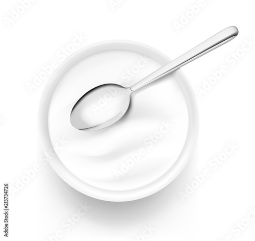 Set of plate with spoon. Easy use for your design. Vector illustration. EPS 10.