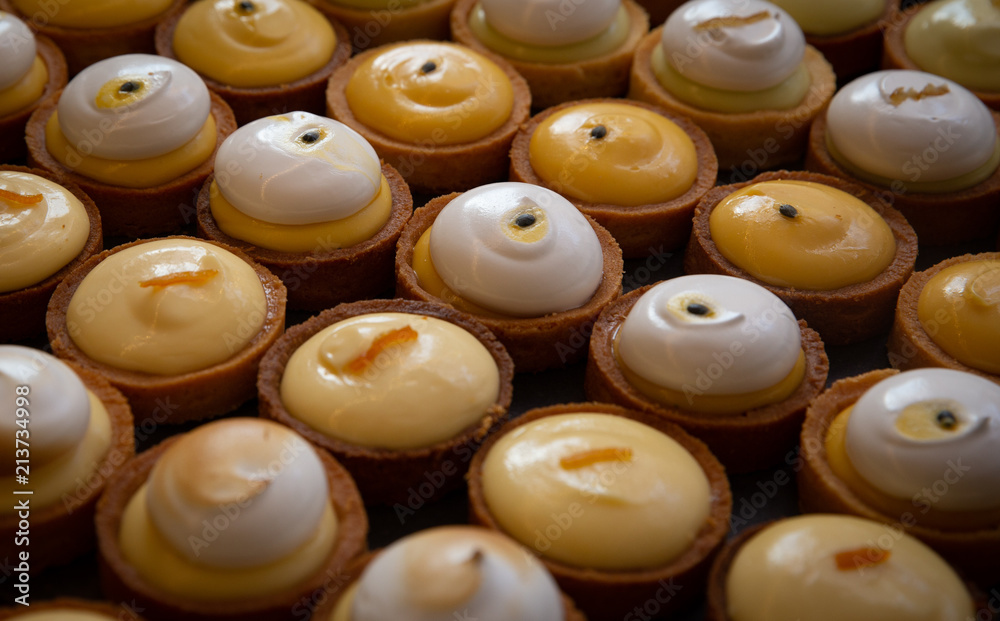 Baked Petite Pastry Custards Baked Petite Pastry Custards