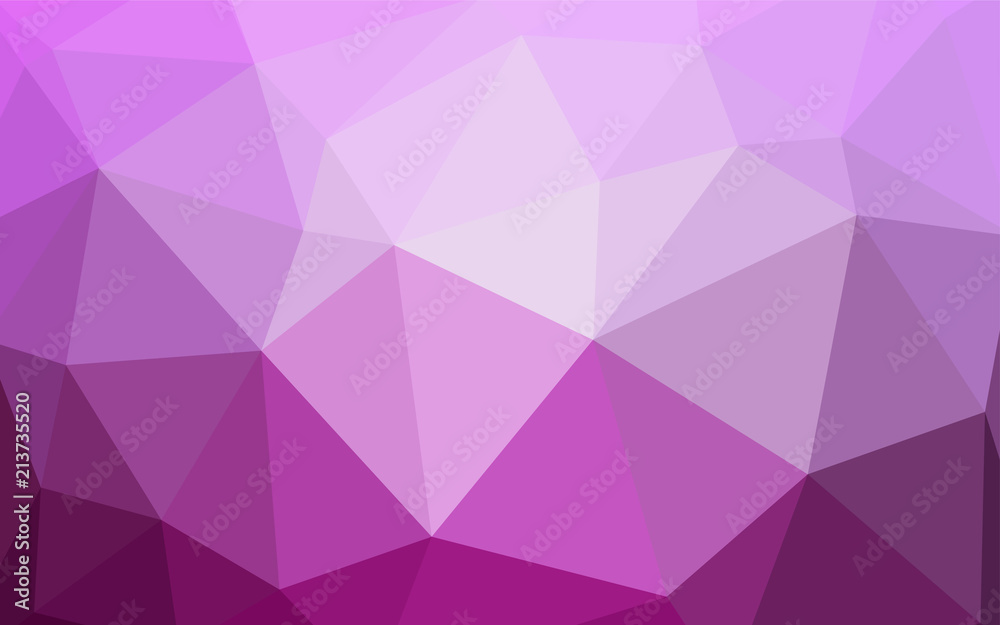Light Pink vector triangle mosaic cover.