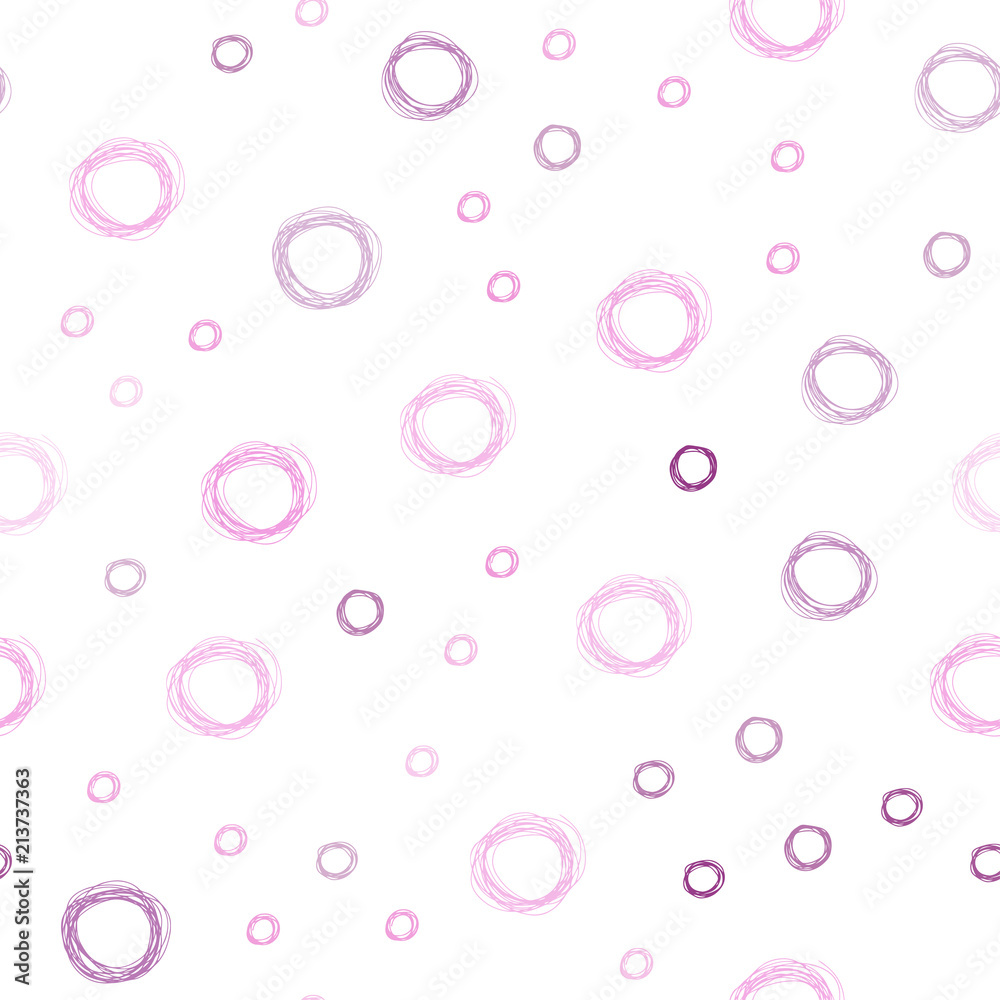 Light Pink vector seamless pattern with spheres. Light Pink vector seamless pattern with spheres.