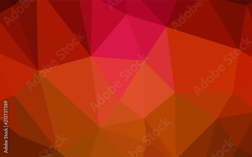 Light Red vector low poly cover.