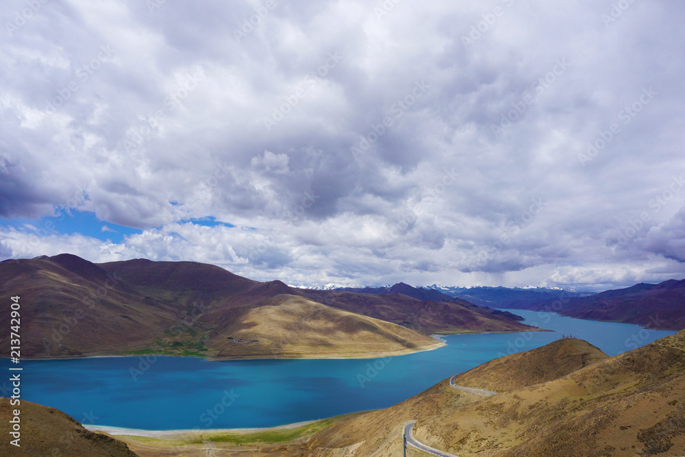 Yamdrok Yumtso lake,Tibet