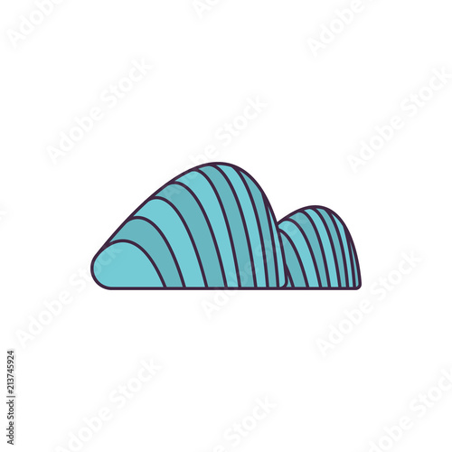 Showplace building icon, cartoon style