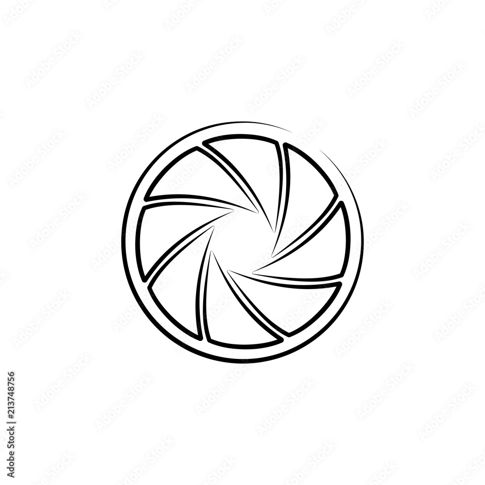 slachtoffers Voorzichtigheid Zeemeeuw camera lens outine logo style icon. Element of photo icon for mobile  concept and web apps. Outline camera lens icon can be used for web and  mobile Stock Vector | Adobe Stock