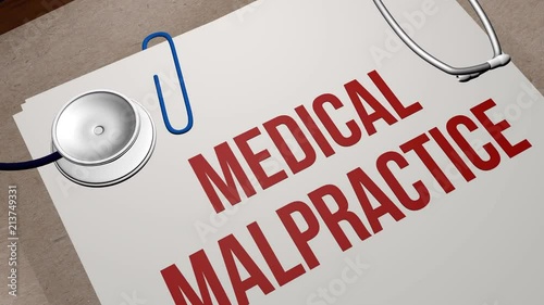 Medical Malpractice healthcare concept