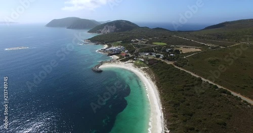 Aerial Whaling Station Approach from Frenchmans Bay photo