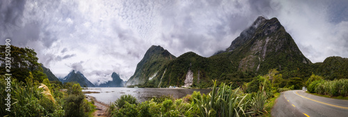 Adventure Travel at Milford Sound in New Zealand in Fiordland National Park