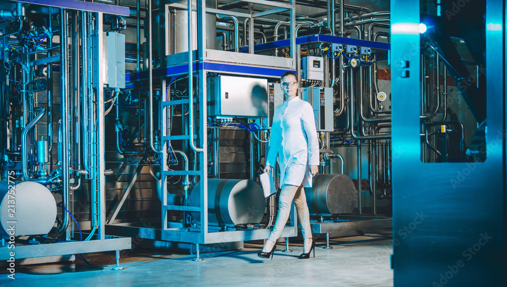 Fototapeta premium modern factory worker