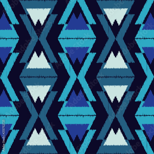 Ethnic boho seamless pattern.  Traditional ornament. Geometric background. Tribal pattern. Folk motif. Textile rapport.
