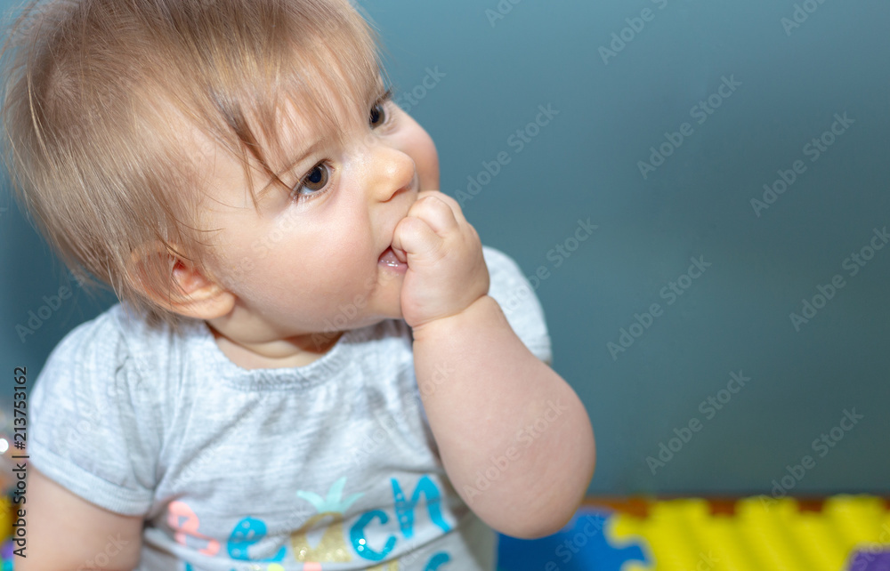 Portrait Of Cute Baby Girl 7