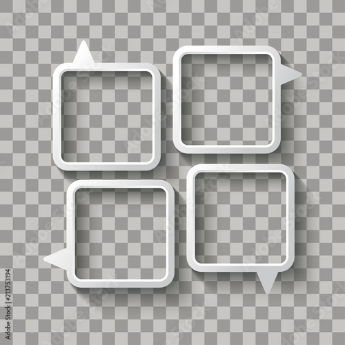 Speech Bubbles Window Transparent