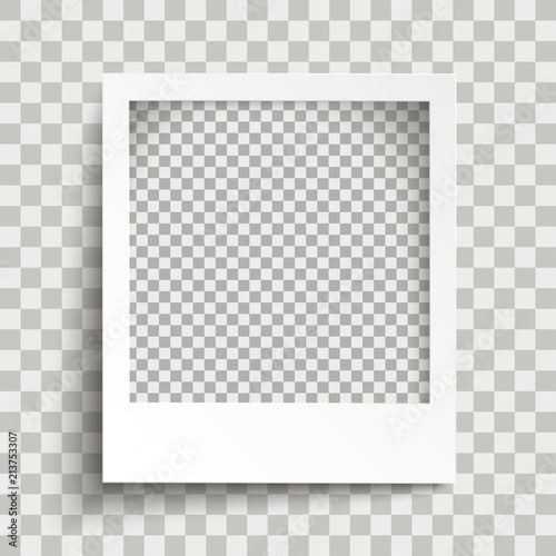 Sofortbild mit Schattierungen und einem transparenten Hintergrund