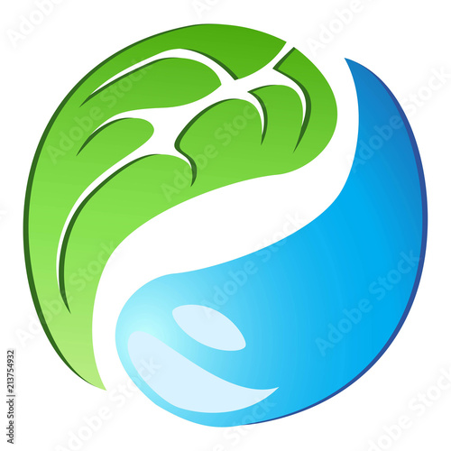 leaf drop Tai Chi symbol