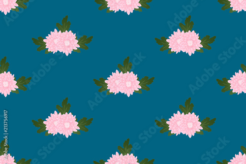 Pink Chrysanthemum on Indig...