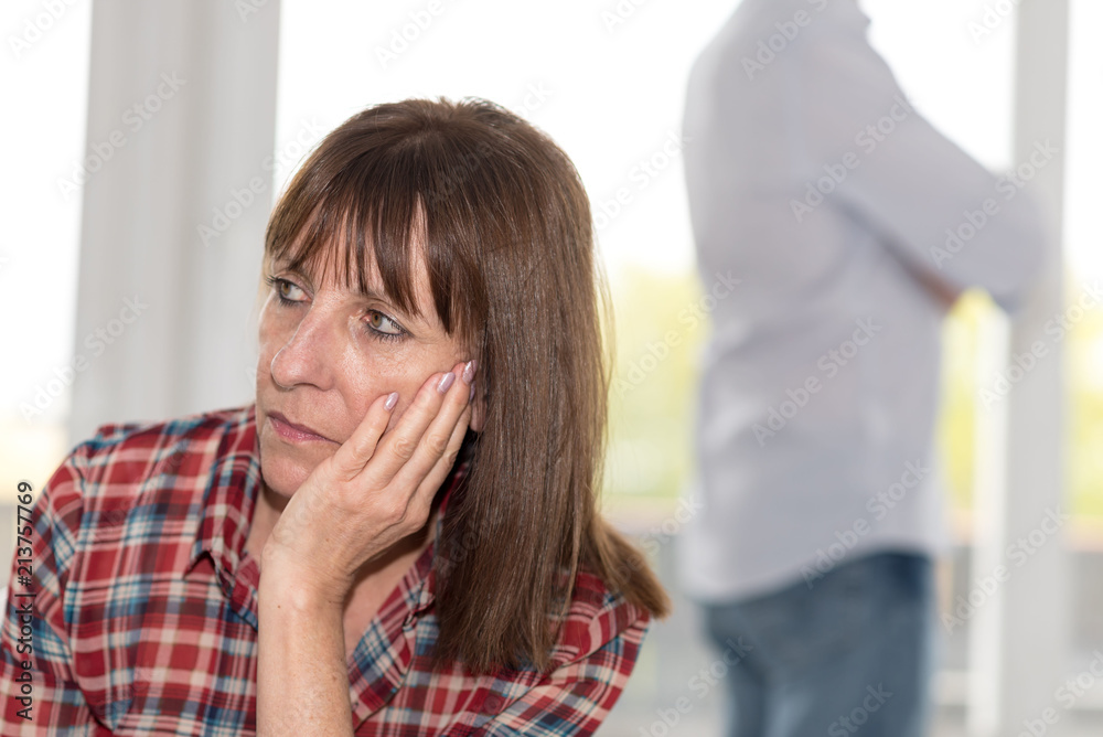 Couple having relationship problems Couple having relationship problems