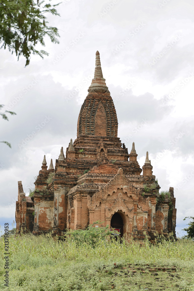 Tempel und Pagoden, Bagan, Mandalay, Myanmar, Asien