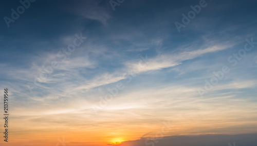 Sunset sky background  © Hide_Studio