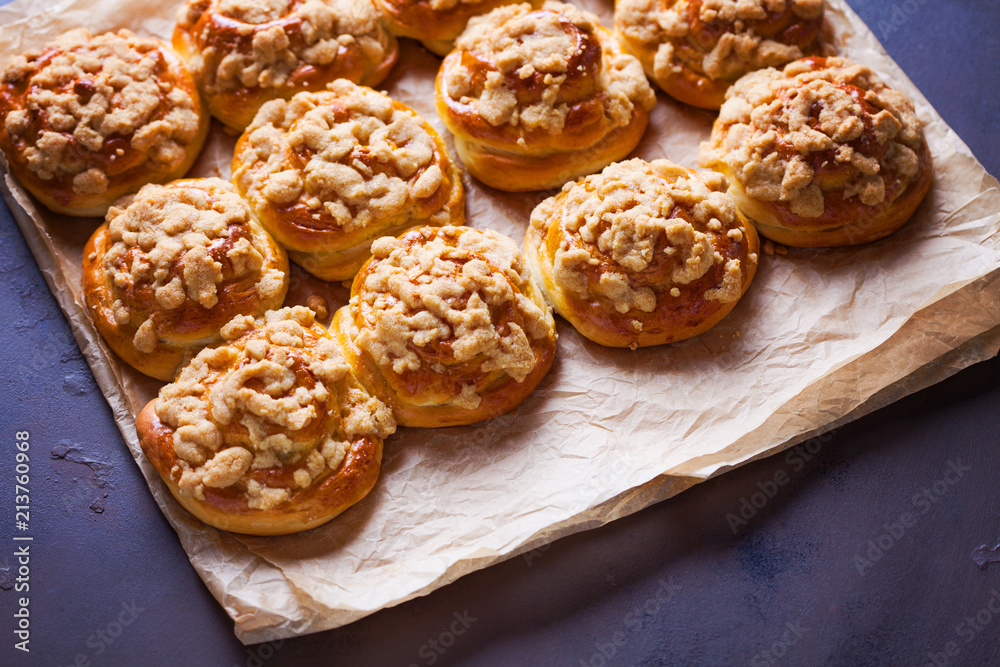 homemade sweet buns