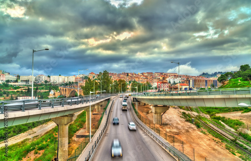 Traffic interchange in Constantine, Algeria © Leonid Andronov