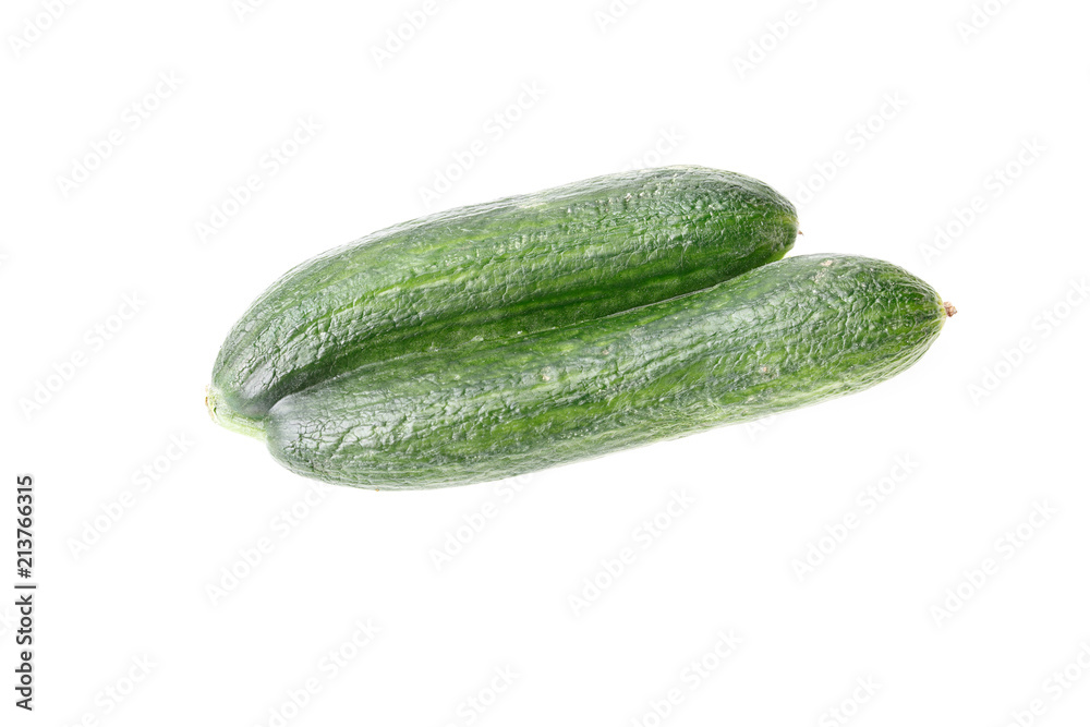 Pair of withered cucumbers fused as Siamese twins Pair of withered cucumbers fused as Siamese twins