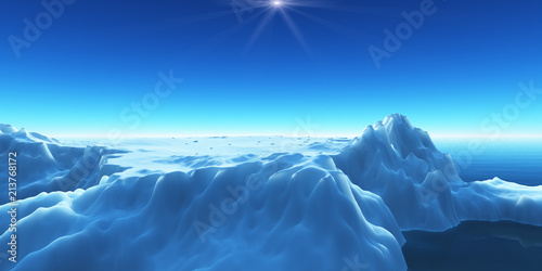 ice berg on see photo