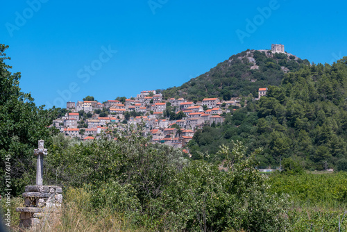 The View of Lastovo Vilage