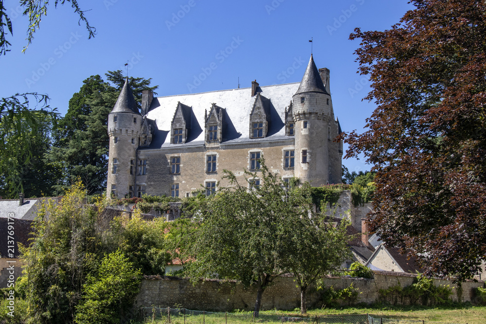 Montrésor. Le château. Indre-et-Loire. Pays de Loire