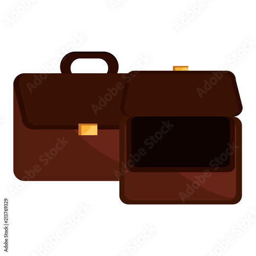 portfolio briefcase isolated icon