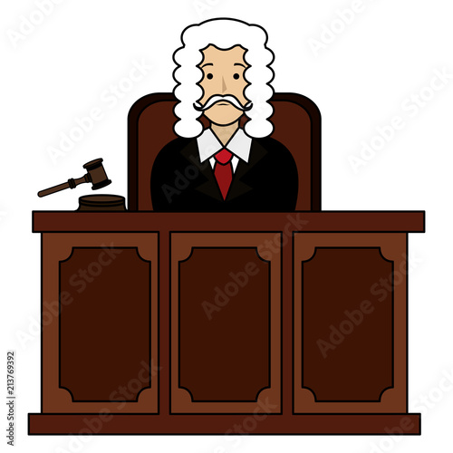 justice judge on stage character