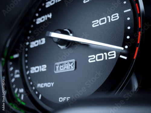2019 year car speedometer