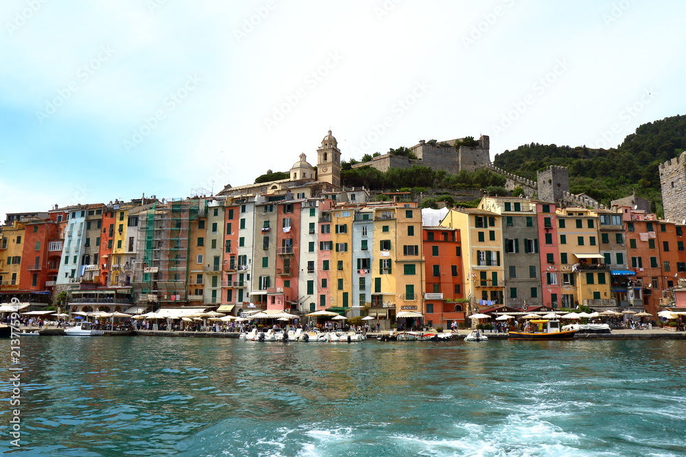 View of Porto Venere, Liguria, Italy