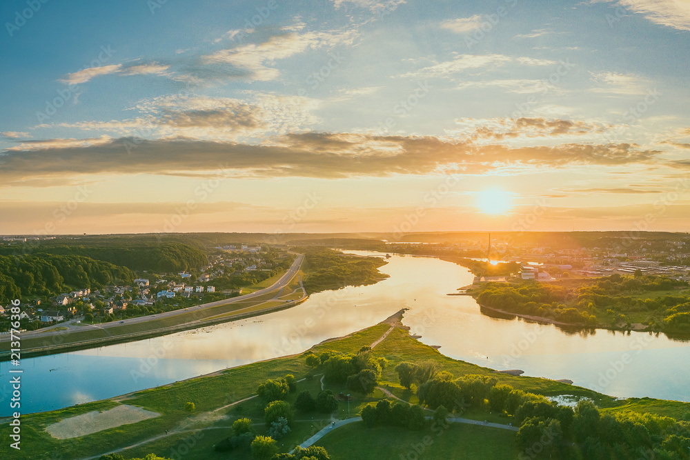 Neman and Neris confluence, Kaunas, Lithuania Neman and Neris confluence, Kaunas, Lithuania