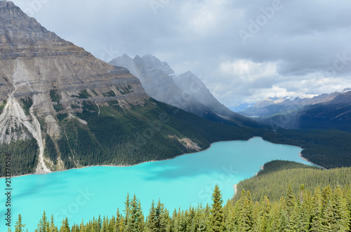 Peyto Lake Rain