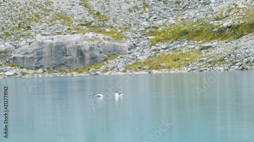 Santa Cruz Trekking Huaraz Mountains Peru with breathtaking views photo