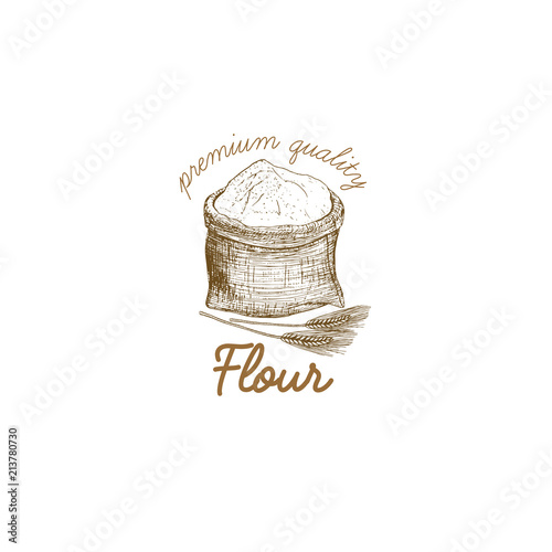Flour illustration.