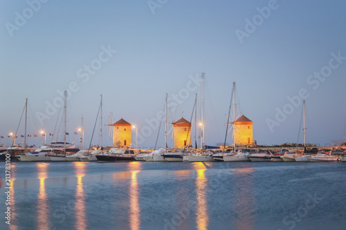 Rhodes Windmills - Wiatraki Rhodes, Greek