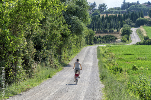 Auf dem Fahrrad durch die Toscana