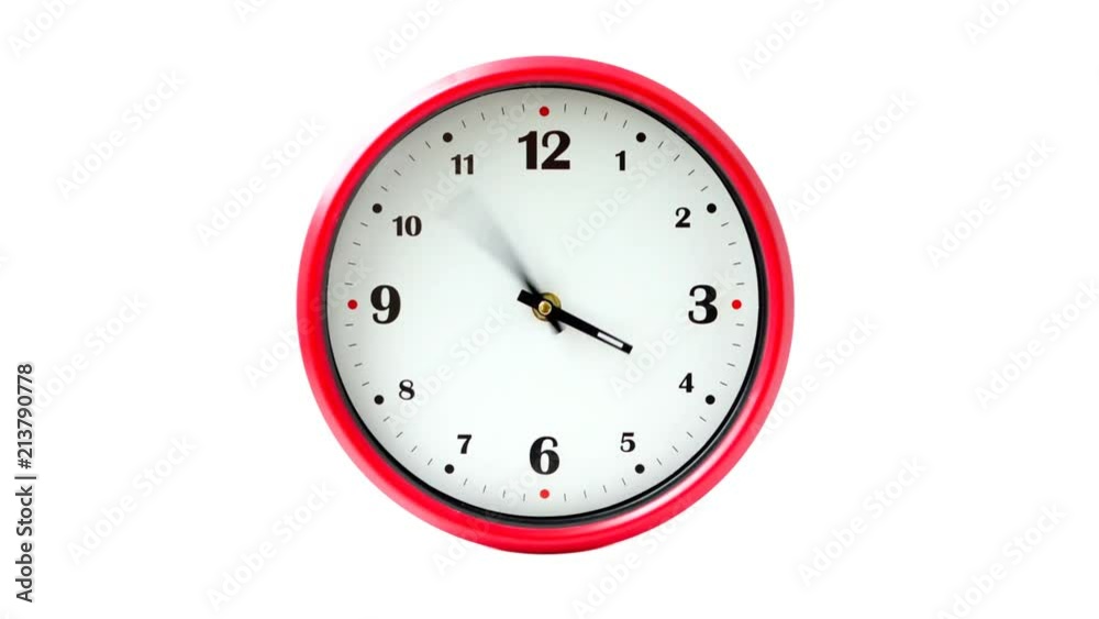 Shooting of hours. Time lapse.