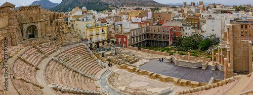 Photos Panoramic view at the Cartagena from ancient Roman theater